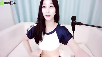 b_meow graceful blonde passionately masturbating cunt