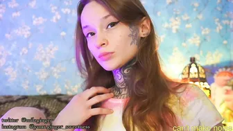 ginger_sweetness naughty babe caresses hairy cunt