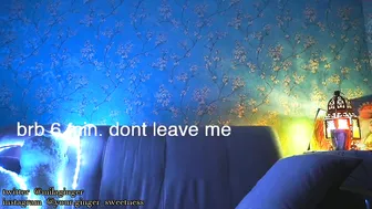 ginger_sweetness gorgeous girl masturbates cunt