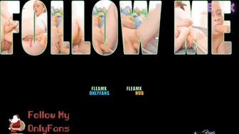fleamx painted slut caresses small tits