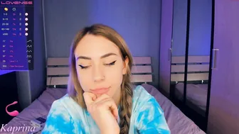 tonsykaprina black-haired bitch passionately masturbates cunt