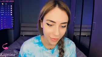 tonsykaprina black-haired bitch passionately masturbates cunt