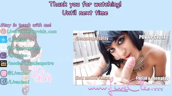 livecleo cute girl pulls sex lips