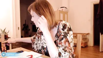 lillya prestigious trash breaks free in the workplace