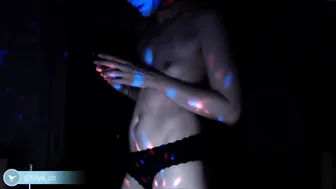 lillya without stopping caressing pussy