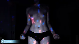 lillya great bitch wore a mask and fucks with a toy