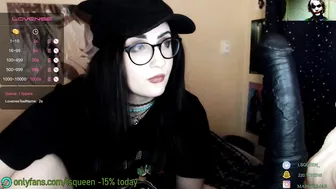 lsqueen juicy bitch caresses the clitoris