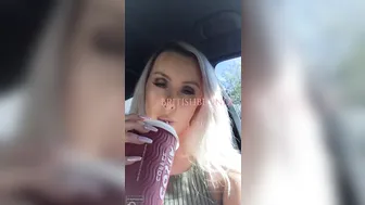 britishblonde luxury chick masturbating with sex toys