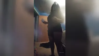 winterlashelldior amazing slut pulls vaginal opening