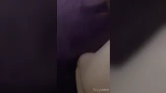 saltykitten blonde fucks both holes