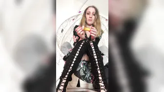 fetishnikki wonderful chick fingering both holes hard