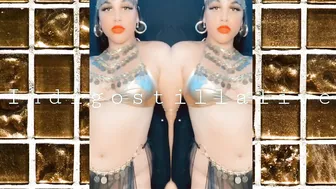 indigostillalive sexy slut exhausting the cap with masturbation