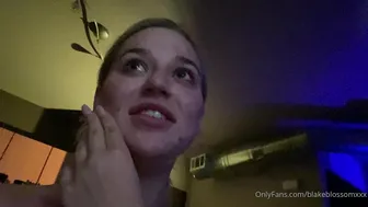 blakeblossomxxx charming lady fucks herself with a rubber dick