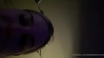 blakeblossomxxx charming lady fucks herself with a rubber dick