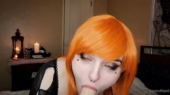 beyondfated spectacular devil smartly jerks off her dildo