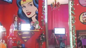 kloe Flat-chested girl touches boobs and pulls pussy