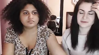 sheilathomas Busty babe massages pussy