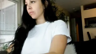 victoriaroze Black-haired mare shows boobs