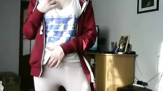 sexsy_shine legs apart pulling pussy