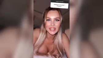 Milana aka milanasw onlyfans redhead babe caresses natural tits