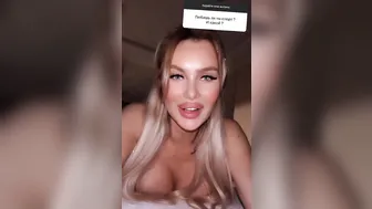 Milana aka milanasw onlyfans redhead babe caresses natural tits