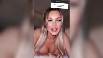 Milana aka milanasw onlyfans redhead babe caresses natural tits