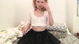 Lena sexy slut caresses sex lips