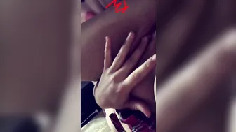 Kittywhite naughty fat lady is fondling saggy boobs