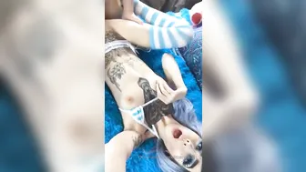 Kiittenymph onlyfans spicy bitch masturbates cunt