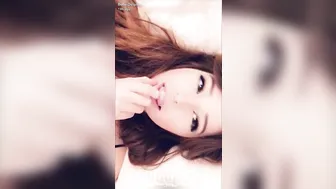 Belle Delphine onlyfans painted lady makes big tits