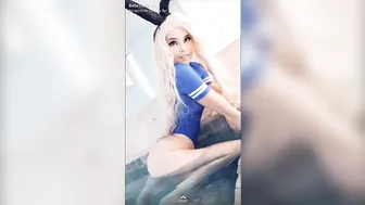 Belle Delphine onlyfans clear slut is hot pounded in pussy