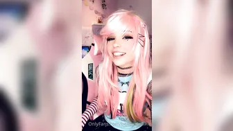 Belle Delphine onlyfans pulls hand clit