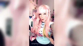 Belle Delphine onlyfans pulls hand clit