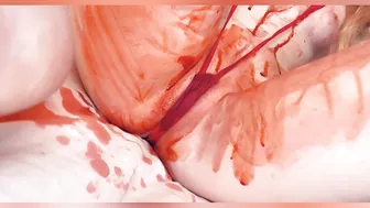 Belle Delphine onlyfans blonde with tattoo caresses huge boobs