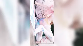 Belle Delphine onlyfans Appetizing bitch dancing a beautiful striptease