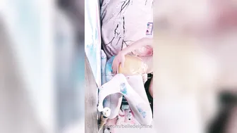 Belle Delphine onlyfans Appetizing bitch dancing a beautiful striptease