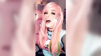 Belle Delphine onlyfans beauty is resting with pussy