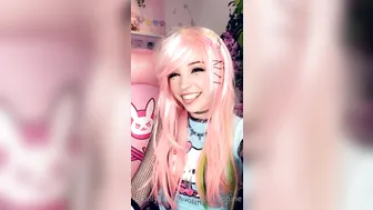 Belle Delphine onlyfans beauty is resting with pussy