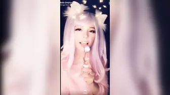 Belle Delphine onlyfans blonde babe bares her tits