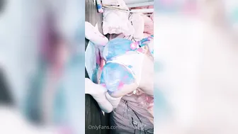 Belle Delphine onlyfans black-haired beauty inimitably caresses herself