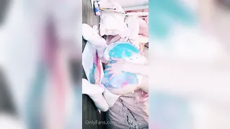 Belle Delphine onlyfans black-haired beauty inimitably caresses herself