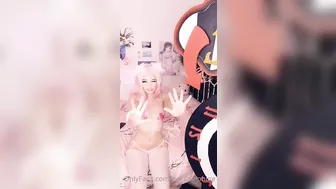 Belle Delphine onlyfans naughty bitches gently masturbate shaved pussies