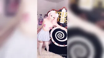 Belle Delphine onlyfans lustful skin jerks off shaved cunt