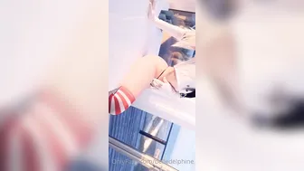 Belle Delphine onlyfans juicy babe fucks her shaved pussy