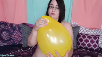 Silverthorne busty blonde fucks with rubber dick