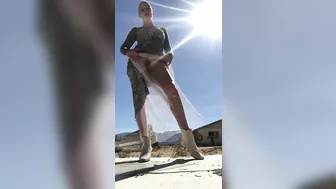 Riley Nixon onlyfans openwork blonde dancing a striptease