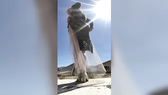 Riley Nixon onlyfans openwork blonde dancing a striptease