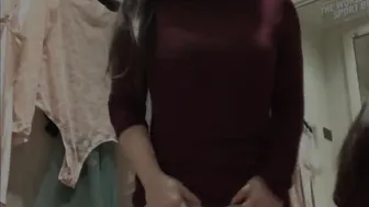 KallMeKrystal cute slut caresses intimate places