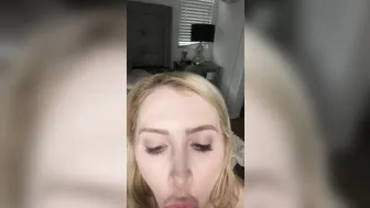 Alix Lynx onlyfans shrew blonde sucks penis