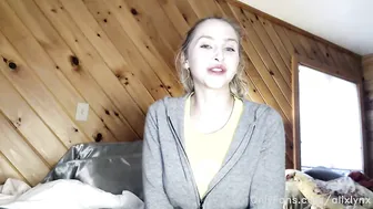 Alix Lynx onlyfans cutie drove long pussy into cunt